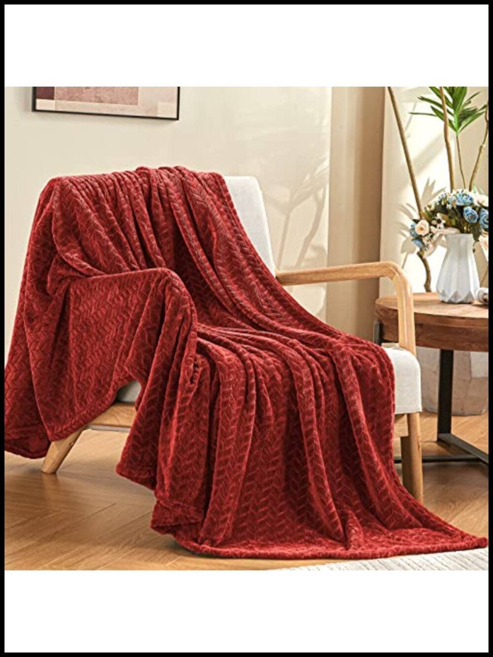 Super Soft Fuzzy Fleece Throw Blanket 50x60 Plush Microfiber Cozy